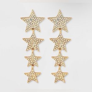 NWT Sugarfix by BaubleBar Shooting Star Statement Earrings